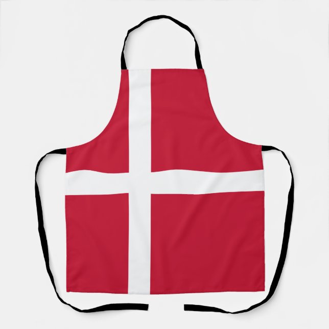 Denmark Flag Apron (Front)