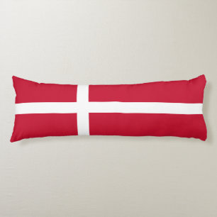 Denmark Flag Body Pillow