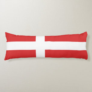Denmark flag body pillow
