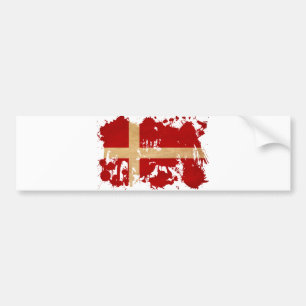 Denmark Flag Bumper Sticker