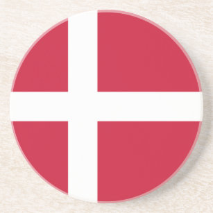 Denmark Flag Coaster