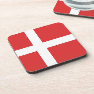Denmark flag coaster