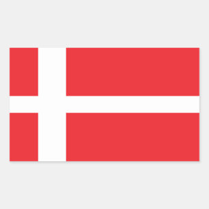 DENMARK FLAG DANNEBROG STICKER