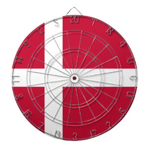Denmark Flag Dartboard