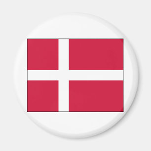 Denmark Flag Design Magnet