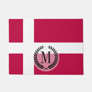 Denmark Flag Doormat