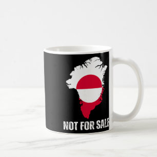 Denmark Flag Greenland Is Not For Sale Annex Green Coffee Mug
