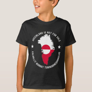Denmark Flag Greenland Is Not For Sale Translation T-Shirt