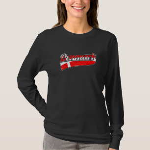 Denmark Flag Hygge Copenhagen Danish Viking Kobenh T-Shirt