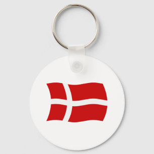 Denmark Flag Keychain