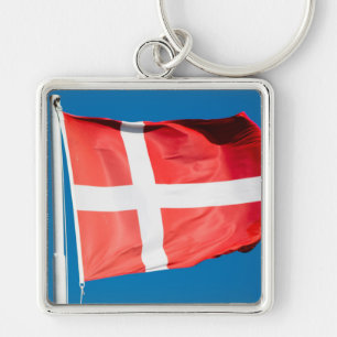 Denmark Flag Keychain
