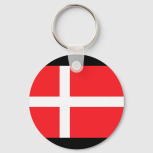 Denmark Flag Keychain