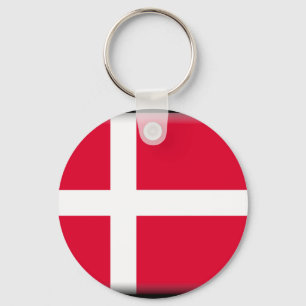 Denmark Flag Keychain