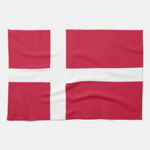 Denmark flag Kitchen Towels
