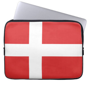 Denmark flag laptop sleeve