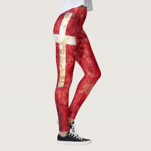 Denmark Flag Leggings