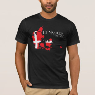 Denmark Flag Map Shirt
