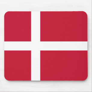 Denmark Flag Mouse Pad