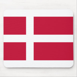 Denmark Flag Mouse Pad