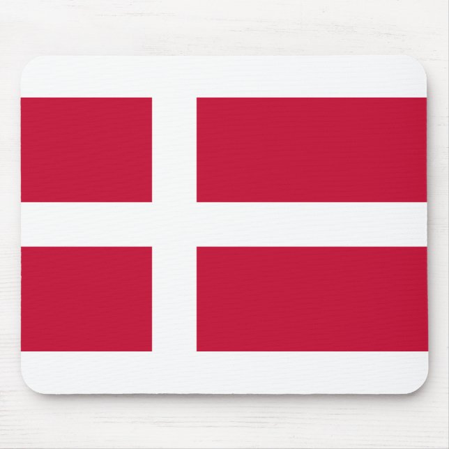 Denmark Flag Mouse Pad (Front)