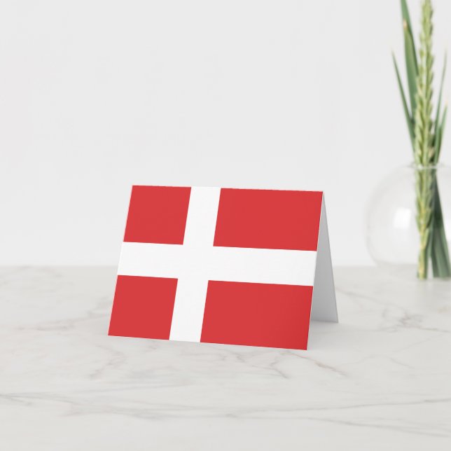 Denmark flag note card (Front)