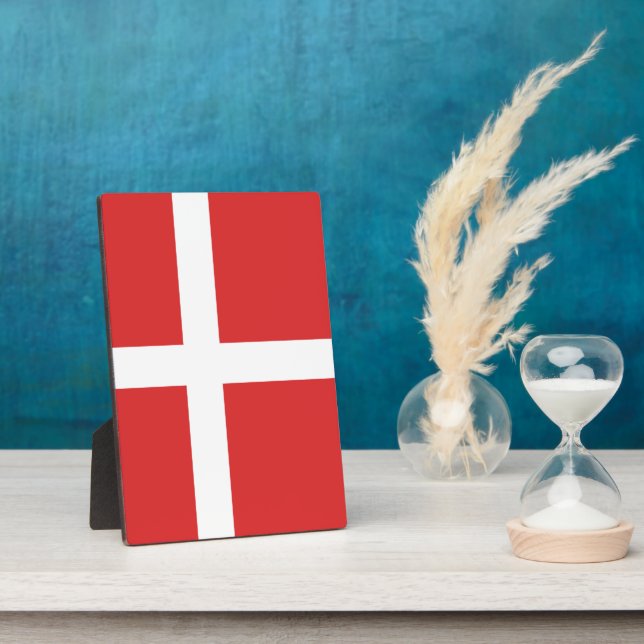 Denmark flag plaque (Side)
