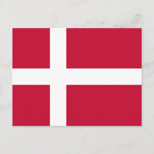 Denmark Flag Postcard