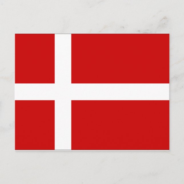 Denmark Flag Postcard (Front)