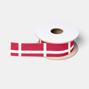 Denmark Flag Satin Ribbon