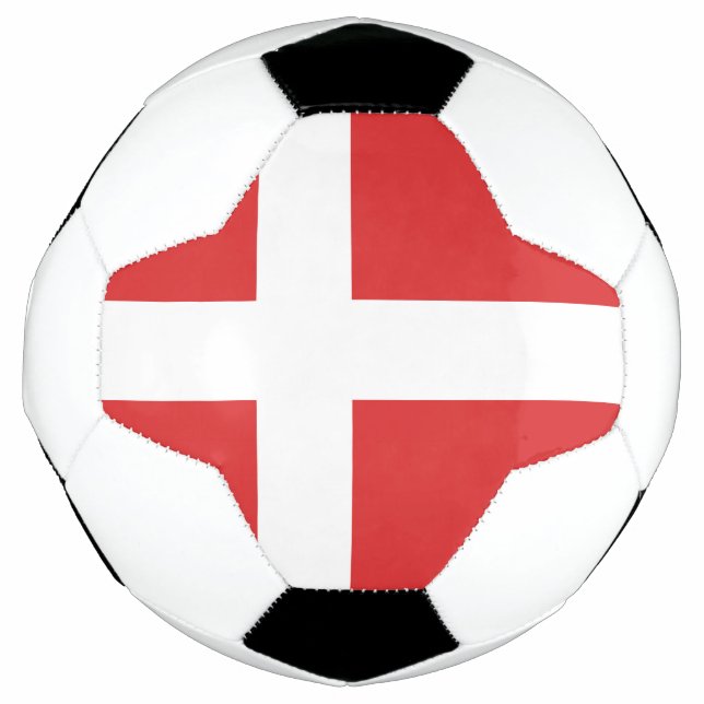 Denmark flag soccer ball (Front)