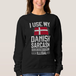 Denmark Flag Souvenirs For Danes Men & Women 2 Sweatshirt