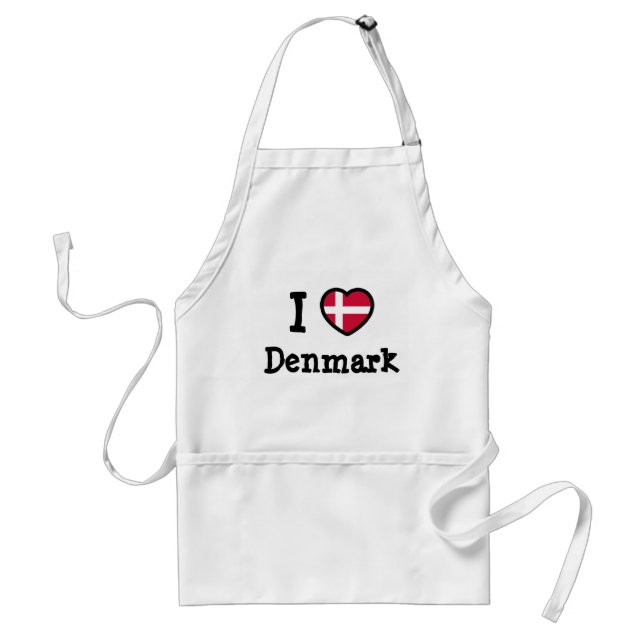 Denmark Flag Standard Apron (Front)