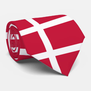 Denmark Flag Tie