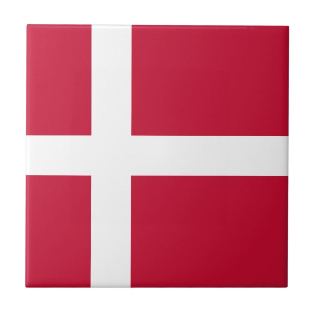 Denmark Flag Tile (Front)