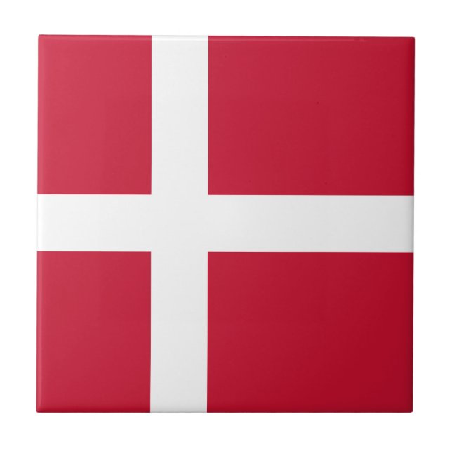 Denmark Flag Tile (Front)