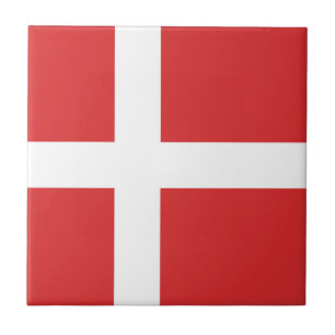 Denmark flag tile