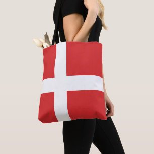 Denmark flag tote bag