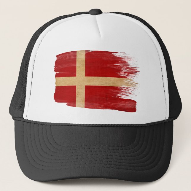 Denmark Flag Trucker Hat (Front)