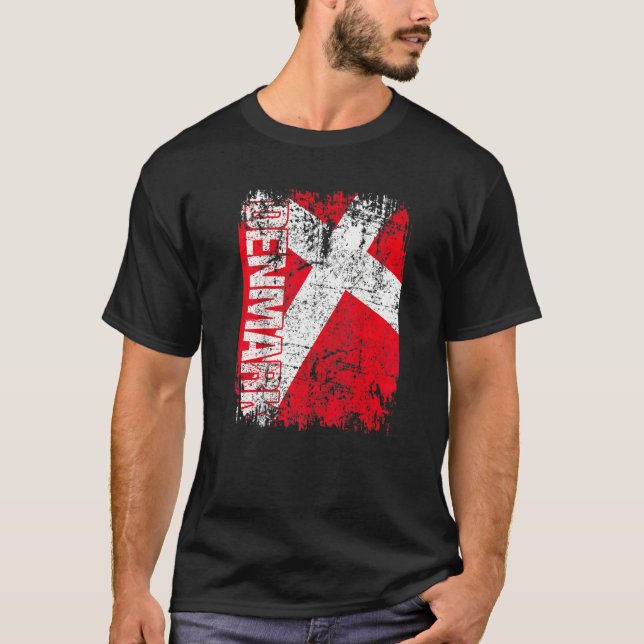 Denmark Flag Women's Men's Children's Denmark   T-Shirt (Front)
