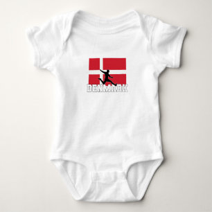 Denmark Football Soccer National Team Baby Bodysuit