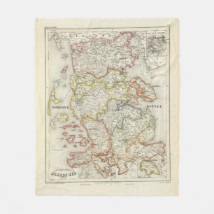 Denmark, Germany 2 Fleece Blanket