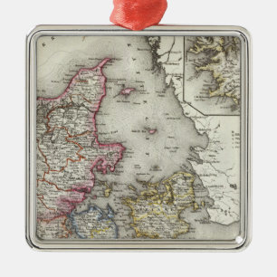 Denmark, Germany Metal Ornament