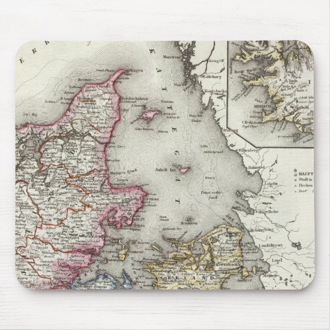 Denmark, Germany Mouse Pad (Front)
