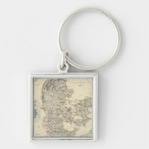 Denmark, Hanover, Brunswick, Mecklenburg Keychain