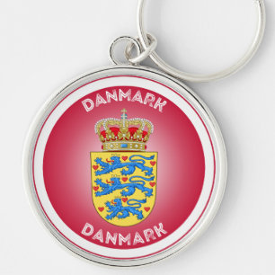 Denmark Heritage Emblem Keychain