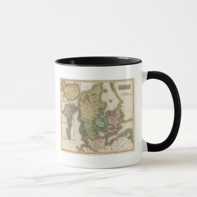 Denmark, Iceland, Feroe Islands Mug (Right)