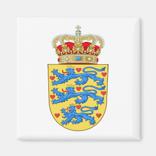 Denmark Lesser Coat of Arms Magnet