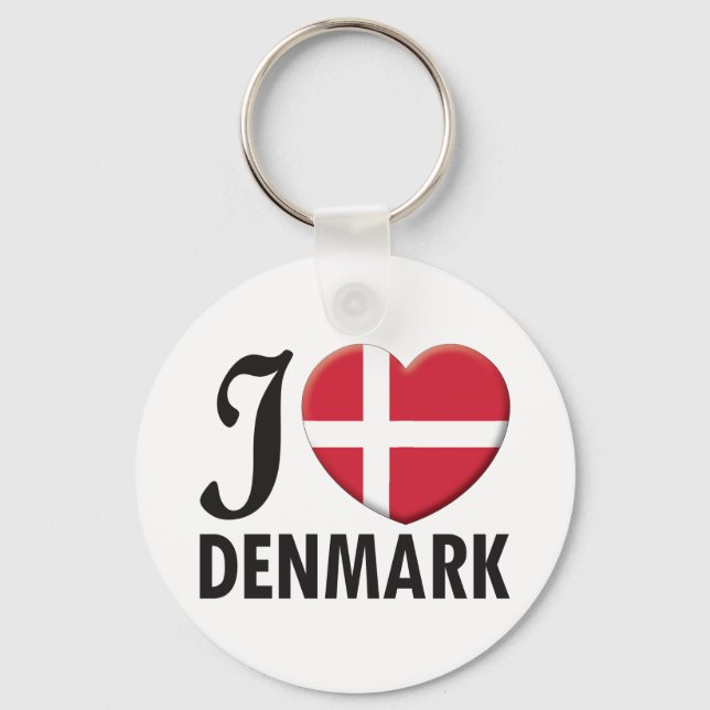 Denmark Love Keychain (Front)