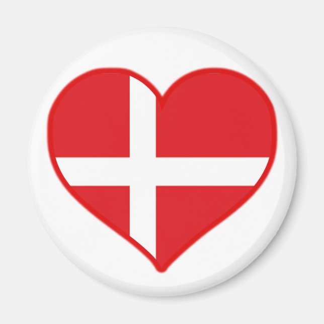 Denmark Love Magnet (Front)