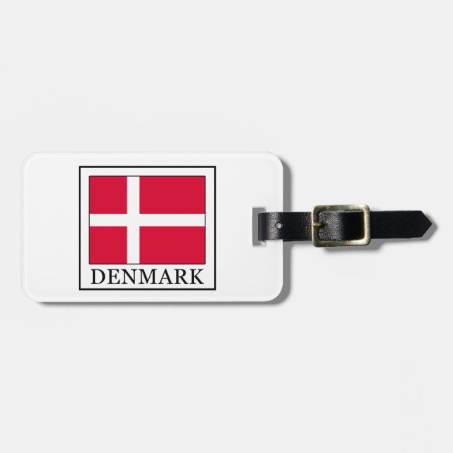 Denmark Luggage Tag (Front Horizontal)